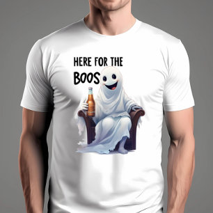 Here For The Boos Halloween  T-Shirt