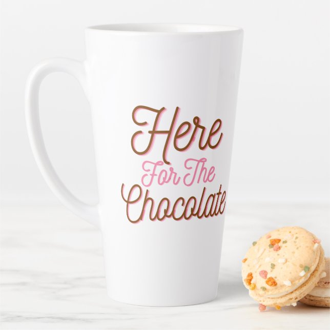 Here for the Chocolate  Latte Mug (In Situ)