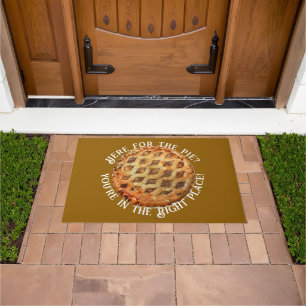 Here For The Pie Thanksgiving Doormat