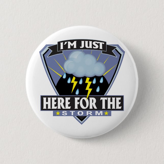 Here for the Storm 2 Inch Round Button (Front)
