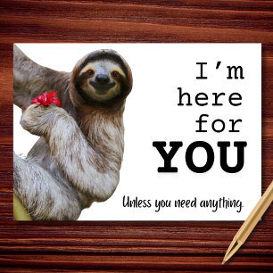 Here For You Within Reason Sympathy Card