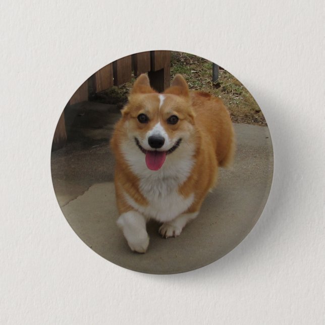 Here I Am! 2 Inch Round Button (Front)