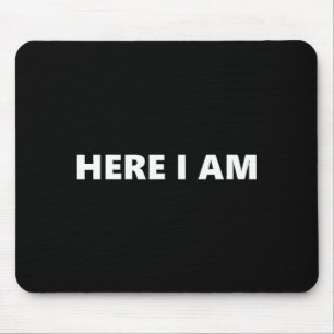 Here I Am Send Me Isaiah 6_8 Christian Faith Bible Mouse Pad