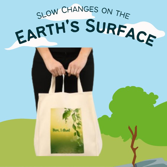 Here I Stand, Floral Leaves Twigs Tote Bag (Creator Uploaded)