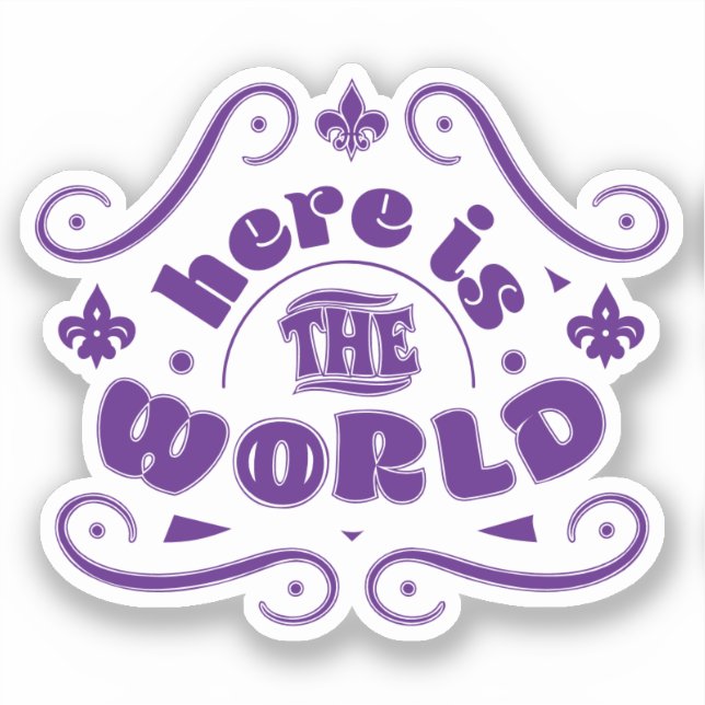 Here is the world (Front)
