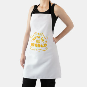 Here is the world apron