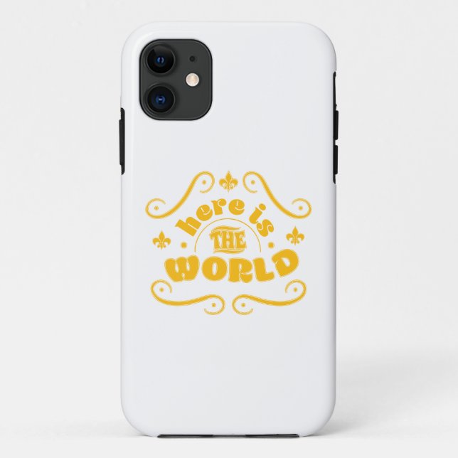 Here is the world Case-Mate iPhone case (Back)