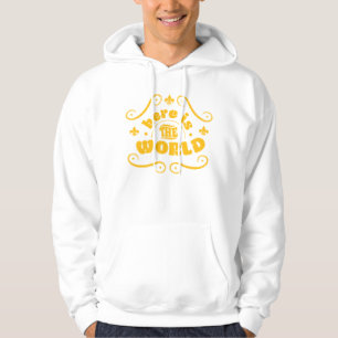 Here is the world hoodie