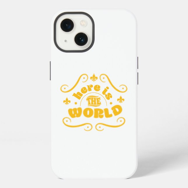 Here is the world iPhone case (Back)