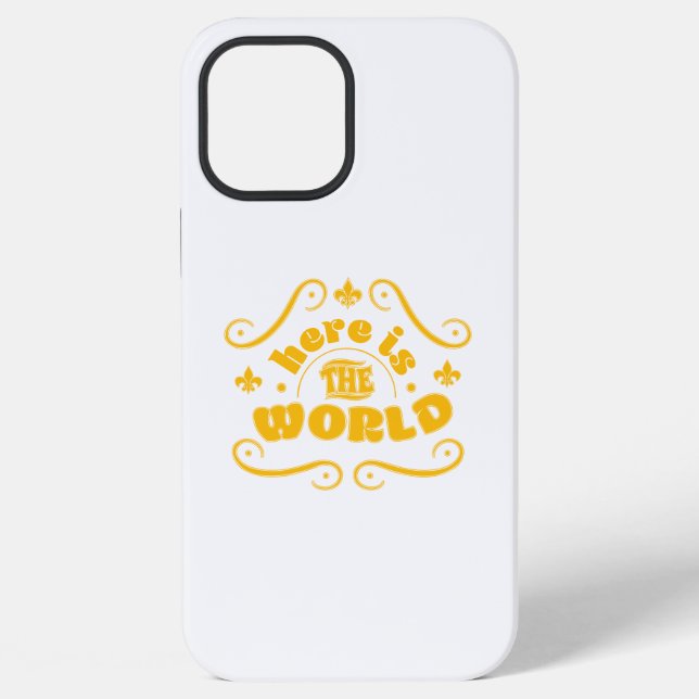 Here is the world iPhone case (Back)