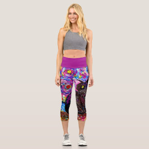 Here Kitty Kitty!!! Capri Leggings