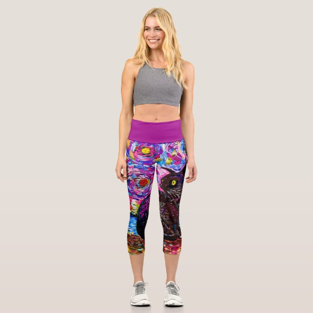 Here Kitty Kitty!!! Capri Leggings (Front)