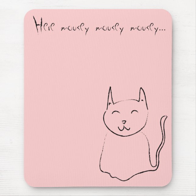 Here Mousey MP Mouse Pad (Front)