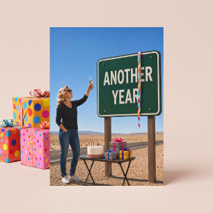 Here’s to Another Year Funny Birthday Card