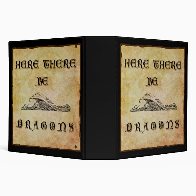 Here There Be Dragons Binder (Background)