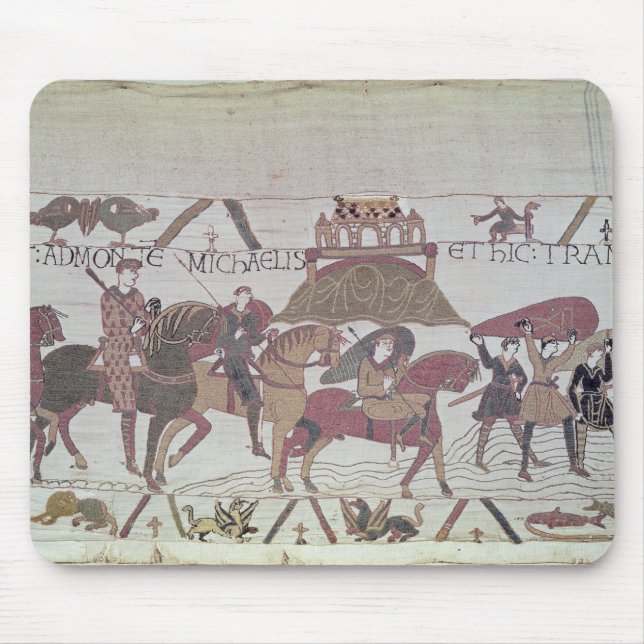 Here they cross the River Couesnon Mouse Pad (Front)