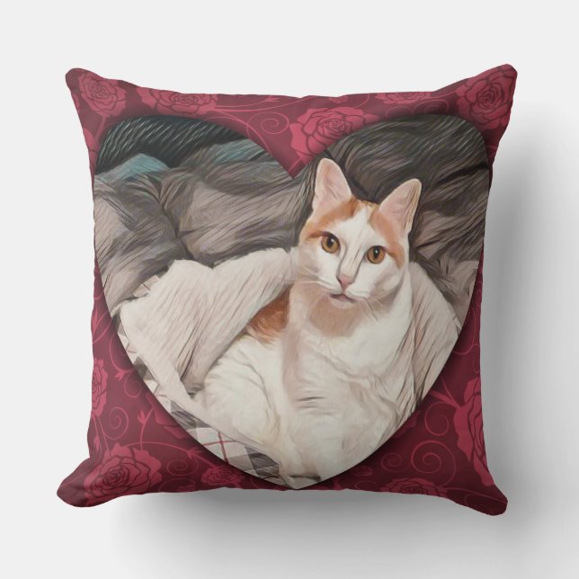 Herecules the Cat Pillow (Front)