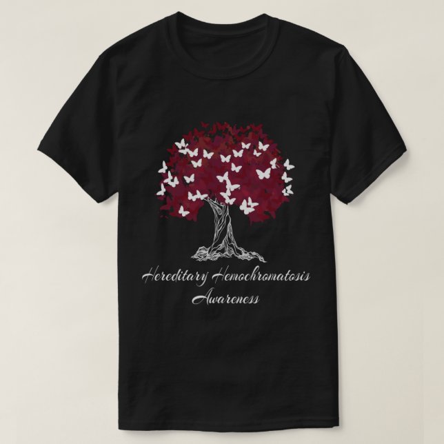 Hereditary Hemochromatosis Awareness Butterfly Sup T-Shirt (Design Front)