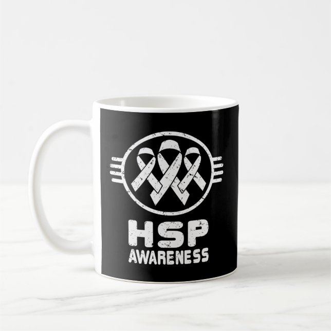 Hereditary Spastic Paraparesis Hsp Awareness Coffee Mug (Left)