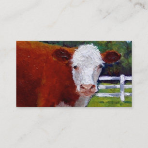 HEREFORD BEEF BUSINESS CARD
