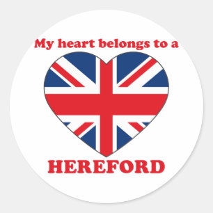 Hereford Classic Round Sticker