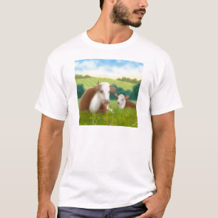 Hereford Cow and Calf T-Shirt