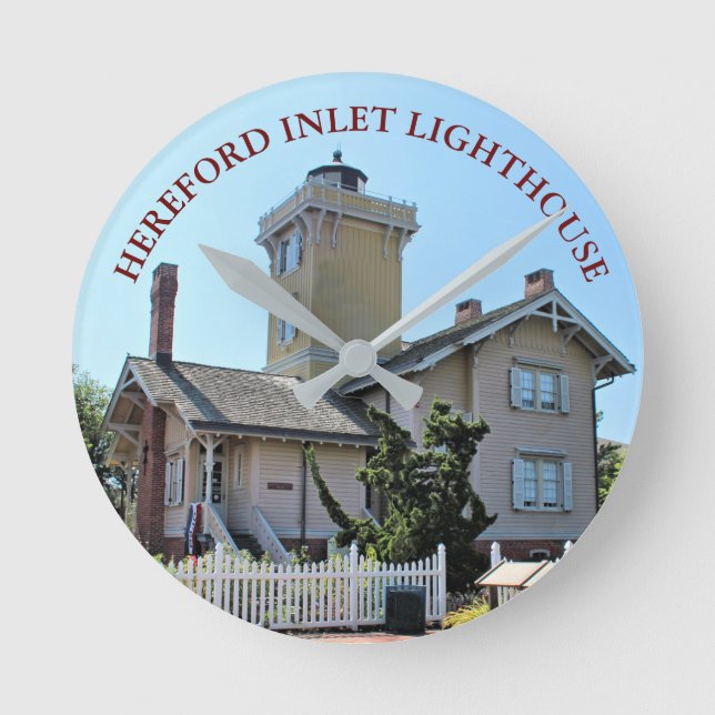 Hereford Inlet Lighthouse, New Jersey Horloge (Recto)