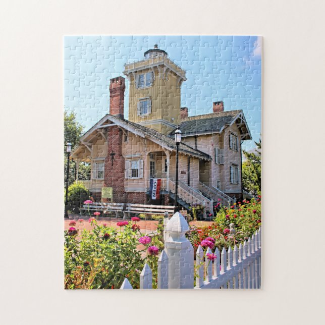 Hereford Inlet Lighthouse New Jersey Jigsaw Puzzle (Vertical)