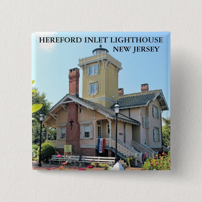 Hereford Inlet Lighthouse, New Jersey Pin (Front)