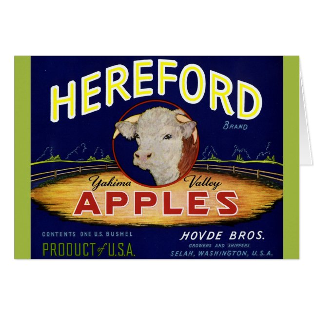Hereford Washington Apples (Front Horizontal)