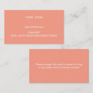 HERES A HUG Calling Card
