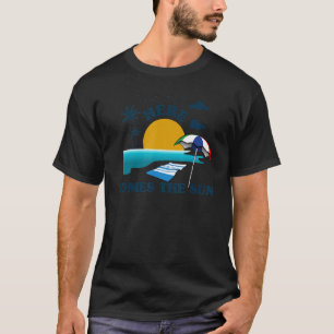 Here's Comes The Sun Florida Floridian Usa America T-Shirt