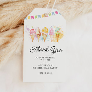 Here's the Scoop Ice Cream Gift Tags