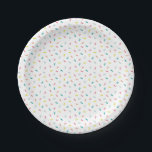 Here's the scoop paper plate<br><div class="desc">These sprinkled pattern plates match our Here's the scoop party collection.</div>