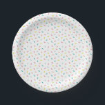 Here's the scoop paper plate<br><div class="desc">These sprinkled pattern plates match our Here's the scoop party collection.</div>