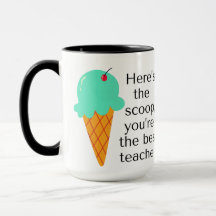Here's the scoop, you're the best teacher!