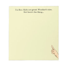 Here's the Thing notepad