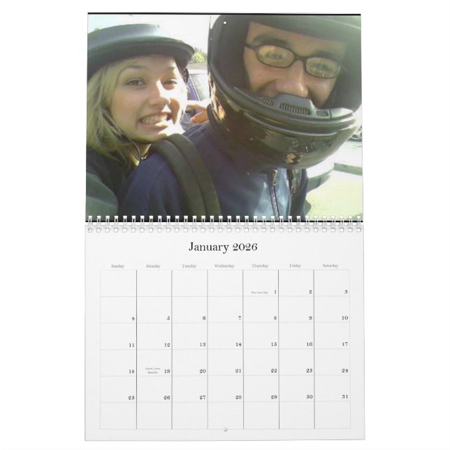 Here's to another year for us calendar (Jan 2026)