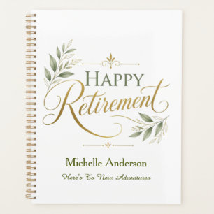 Here's To New Adventures Personalized Name Planner