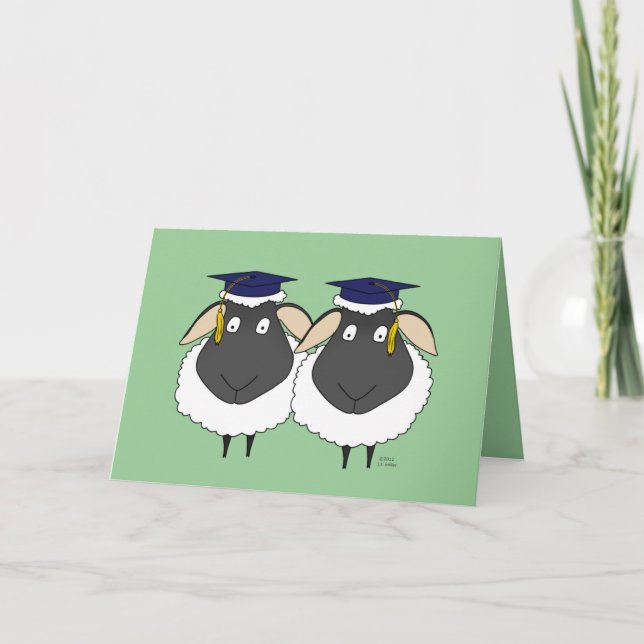 Here's Two Ewe Congratulations! Card (Front)