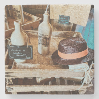 Here's Your Hat, What's Your Hurry Stone Coaster