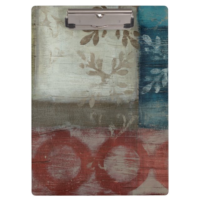 Heritage Abstract II Clipboard (Front)