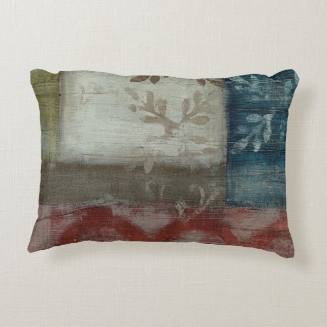 Heritage Abstract II Decorative Pillow (Back)