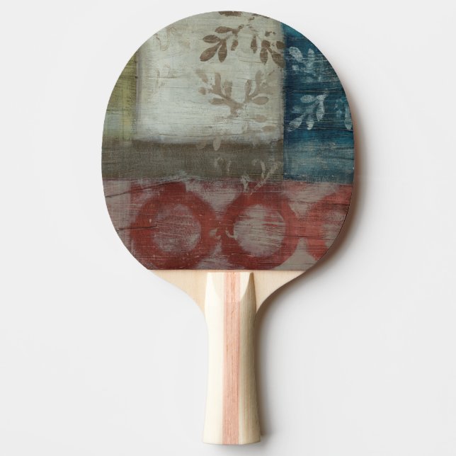 Heritage Abstract II Ping Pong Paddle (Front)