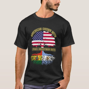 Heritage American Grown with Bolivian Argentinian  T-Shirt