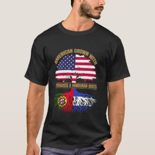 Heritage American Grown with Portuguese Honduran R T-Shirt