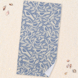 Heritage Birds and Branches Nature Beach Towel