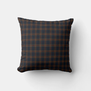 Heritage Burgundy Tartan Plaid   Luxury Old Money  Throw Pillow