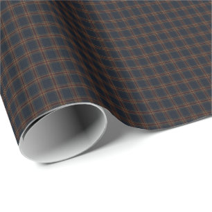 Heritage Burgundy Tartan Plaid Luxury Old Money Wrapping Paper