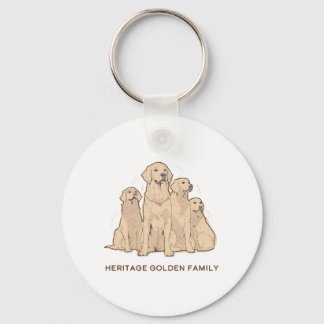 Heritage Golden Key Chain